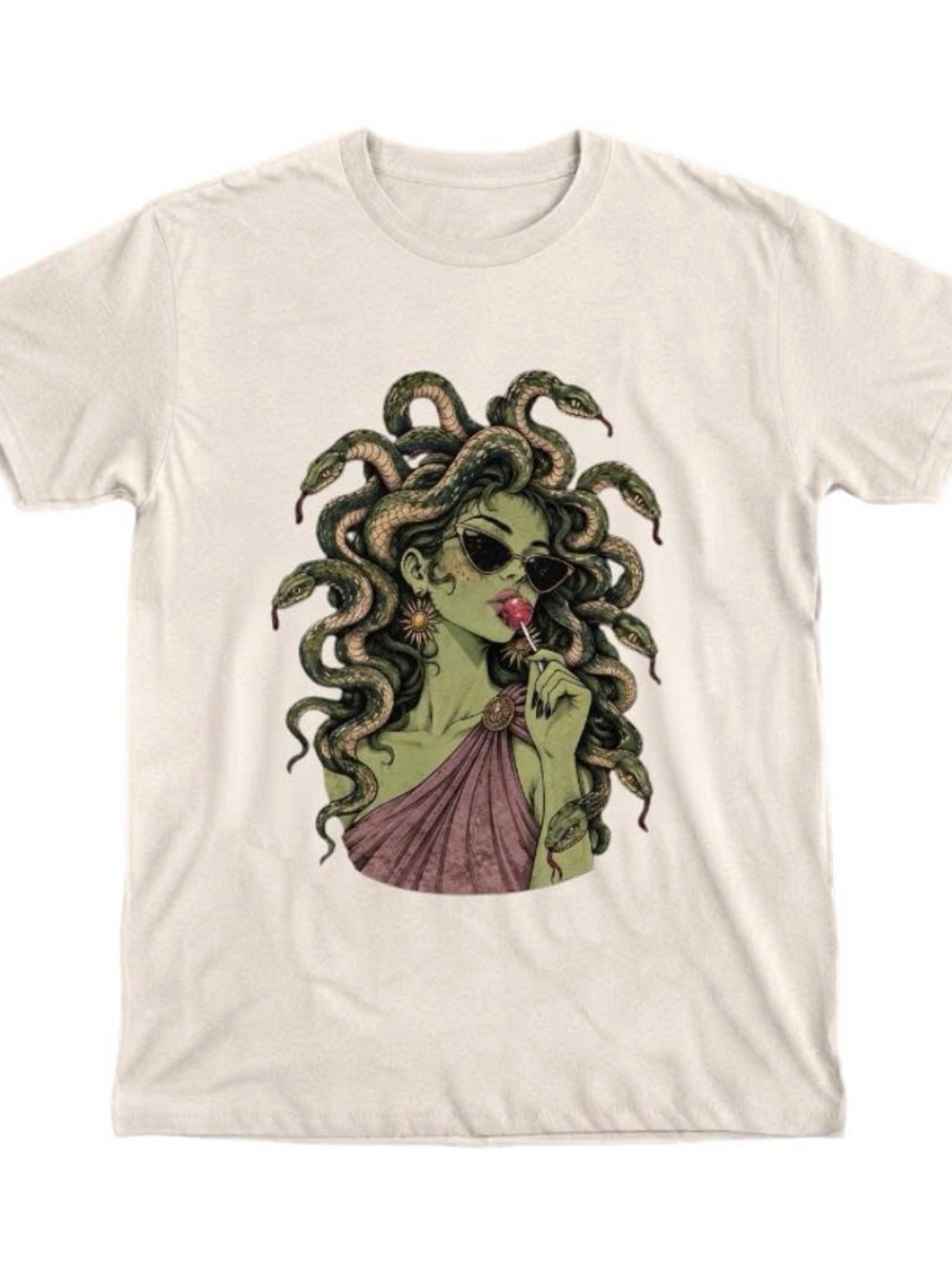 Gildan Shirt With Medusa Graphic Tee